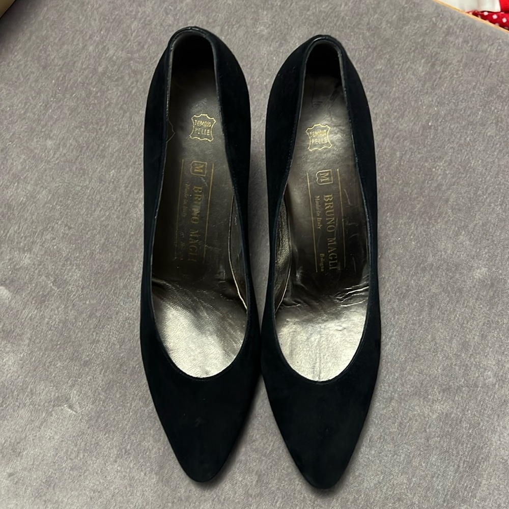 Suede Bruno Magli heels